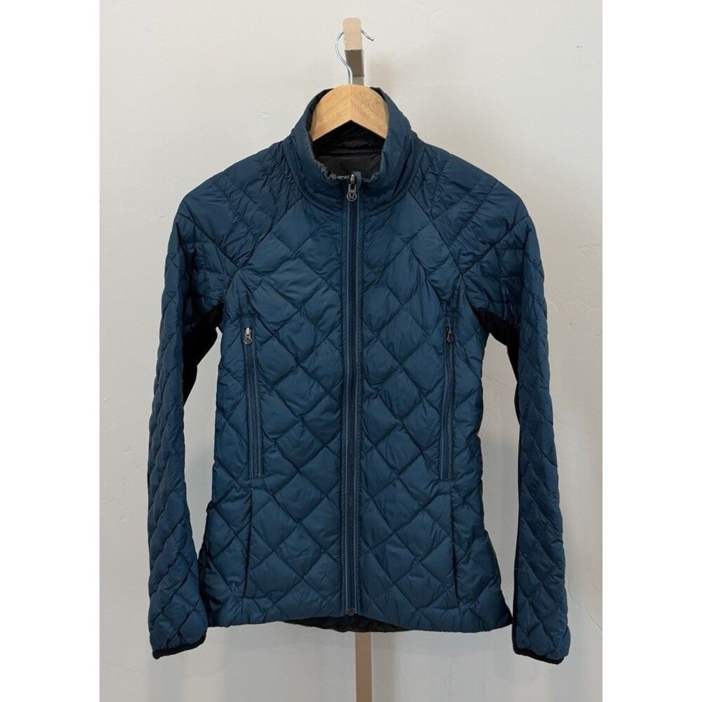 Lululemon Run Turn Around Jacket Women’s Size 4 Alberta Lake Teal Reversible